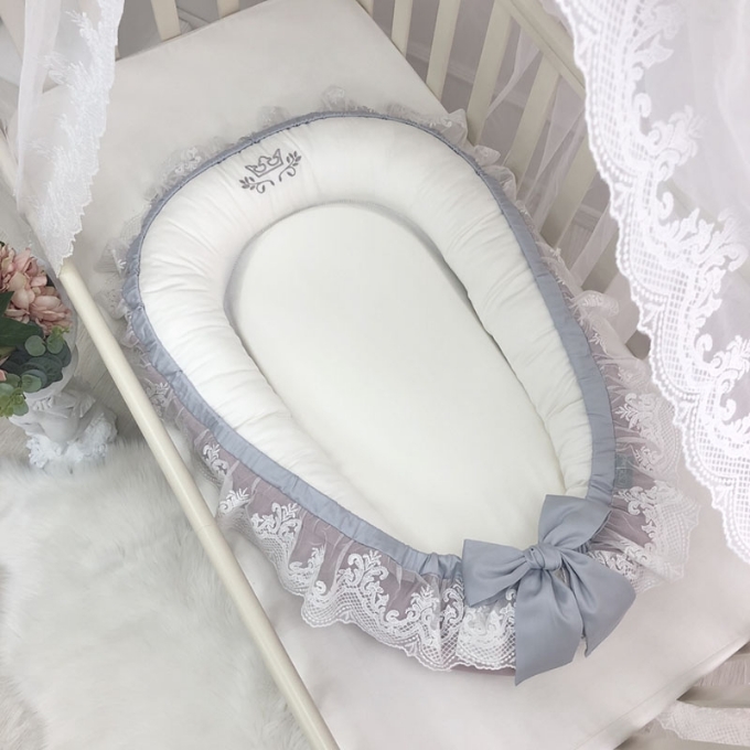 Protectie somn – Baby Nest Fancy pink (1)